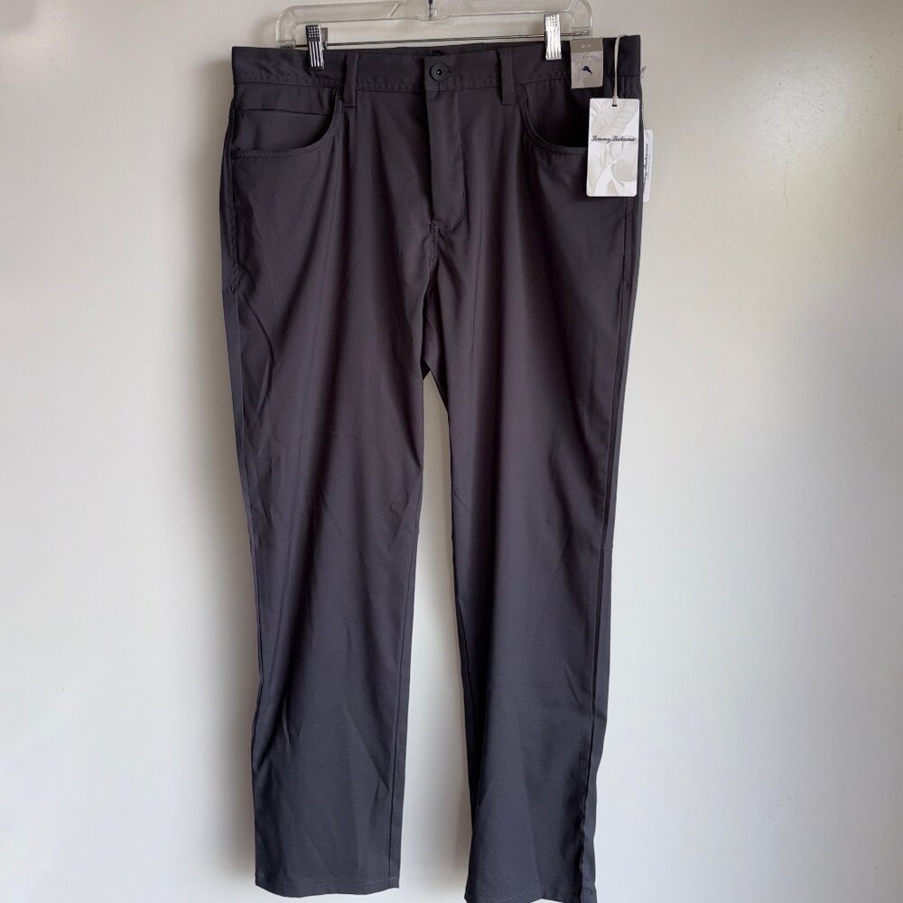 NWT Tommy Bahama IslandZone Performance 5 Pocket Pants Men's 35x30 Gray